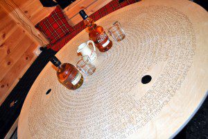 Whisky Tasting Table Top