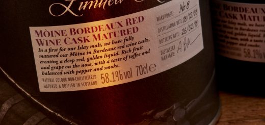 Bunnhabhain Moine Bordeaux Red Wine Cask Matured - 2018 Limited Edition