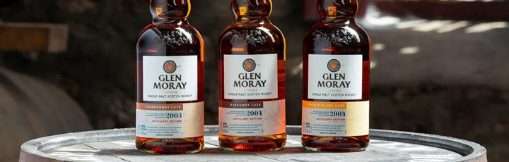 Glen Moray Distillery Edition Cask Whiskies