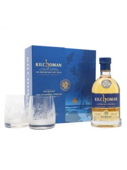 Kilchoman Machir Bay / 2 Glass Set Islay Single Malt Scotch Whisky |