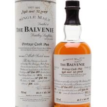 Balvenie 1966 / Over 30 Year Old / Cask #1896 Speyside Whisky |
