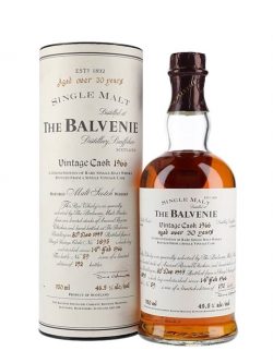 Balvenie 1966 / Over 30 Year Old / Cask #1895 Speyside Whisky |