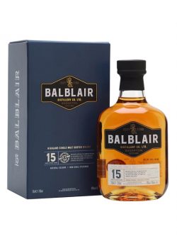 Balblair 15 Year Old Highland Single Malt Scotch Whisky |
