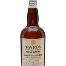 Haig's Gold Label / Bot.1950s / Spring Cap Blended Scotch Whisky |