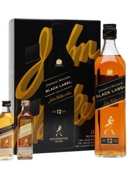 Johnnie Walker Black Label / Gold Label and Double Black Miniatures Gift Set Blended Whisky |