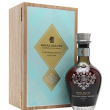 Royal Salute Platinum Jubilee / Queen Mary Brooch (Teal) Blended Whisky |