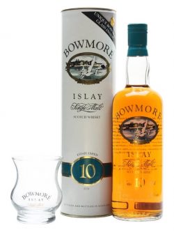 Bowmore 10 Year Old + Glass / Bot.1980s Islay Whisky |