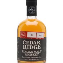 Cedar Ridge Single Malt American Single Malt Whiskey |