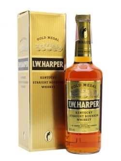 I W Harper Gold Label / Bot.1980s Kentucky Straight Bourbon Whiskey |
