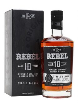 Rebel 10 Year Old Single Barrel Bourbon |