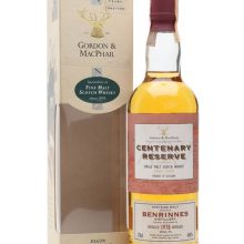 Benrinnes 1978 / Bot.1995 / Centenary Reserve / Gordon & MacPhail Speyside Whisky |