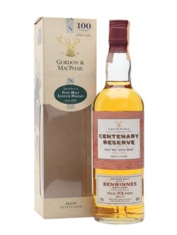 Benrinnes 1978 / Bot.1995 / Centenary Reserve / Gordon & MacPhail Speyside Whisky |