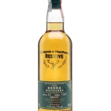 Brora 1982 / Bot.2002 / Reserve / Cask #43 / Gordon & MacPhail Highland Whisky |