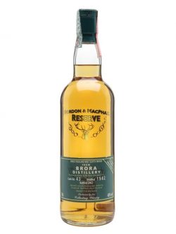 Brora 1982 / Bot.2002 / Reserve / Cask #43 / Gordon & MacPhail Highland Whisky |
