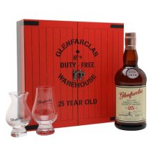 Glenfarclas 25 Year Old Gift Set Whisky Show Package with 1 Sunday Ticket Speyside Whisky |
