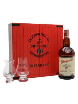 Glenfarclas 25 Year Old Gift Set Whisky Show Package with 1 Sunday Ticket Speyside Whisky |