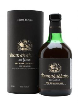 Bunnahabhain 34 Year Old Islay Single Malt Scotch Whisky |