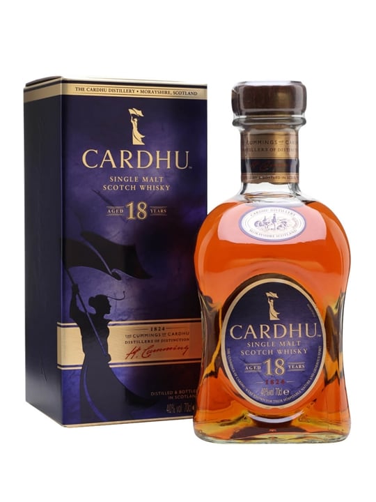 Cardhu 18 Year Old Speyside Single Malt Scotch Whisky |