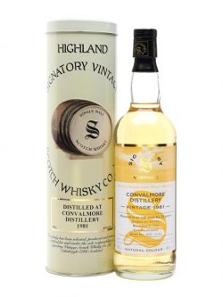 Convalmore 1981 / 20 Year Old / Signatory Speyside Whisky |