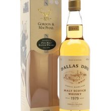 Dallas Dhu 1979 / Bot.1999 / Gordon & Macphail Speyside Whisky |