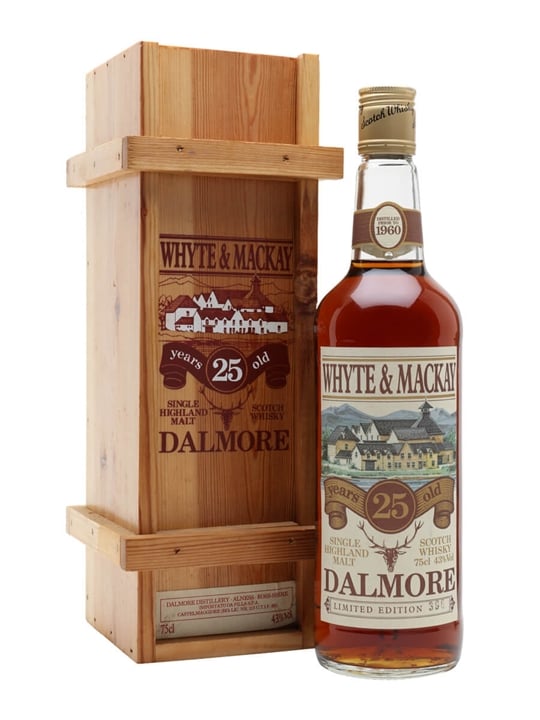 Dalmore 25 Year Old / Distilled Prior to 1960 / Bot.1980s Highland Whisky |
