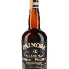 Dalmore 20 Year Old / Bot.1960s Highland Single Malt Whisky |
