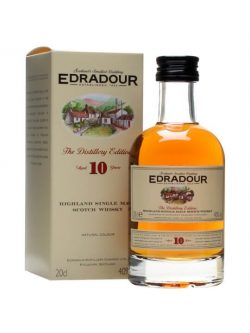 Edradour 10 Year Old / Small Bottle Highland Single Malt Scotch Whisky |