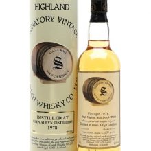 Glen Albyn 1978 / Signatory / Bot.2001 / Cask #696 Highland Whisky |