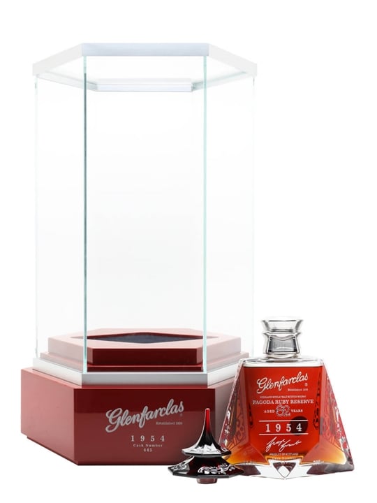 Glenfarclas 1954 / 62 Year Old / Pagoda Ruby Reserve Silver Speyside Whisky |