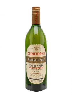 Glenfiddich Straight Malt / Bot.1960s Speyside Whisky |