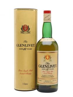 Glenlivet 12 Year Old / Bot.1980s / Litre Speyside Whisky |