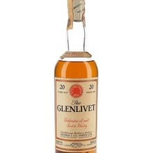Glenlivet 20 Year Old / Bot.1960s Speyside Single Malt Scotch Whisky |