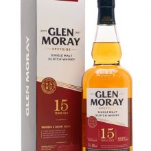 Glen Moray 15 Year Old Speyside Single Malt Scotch Whisky |