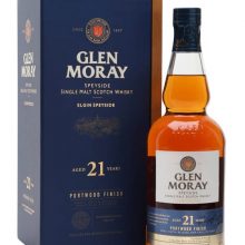 Glen Moray 21 Year Old / Port Wood Finish Speyside Whisky |