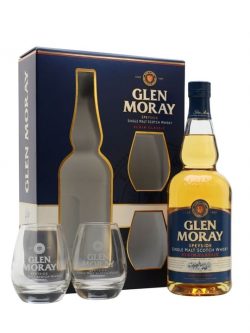 Glen Moray Classic / Glass Set Speyside Single Malt Scotch Whisky |
