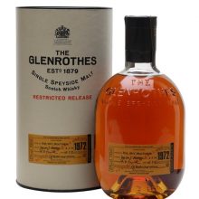 Glenrothes 1972 / 23 Year Old Speyside Single Malt Scotch Whisky |
