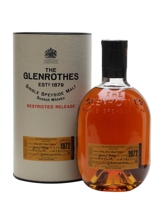 Glenrothes 1972 / 23 Year Old Speyside Single Malt Scotch Whisky |
