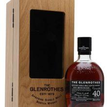 Glenrothes 40 Year Old Speyside Single Malt Scotch Whisky |