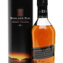Highland Park 12 Year Old / Eunson's Legacy Island Whisky |