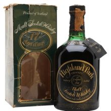 Highland Park 1958 / 17 Year Old Island Single Malt Scotch Whisky |