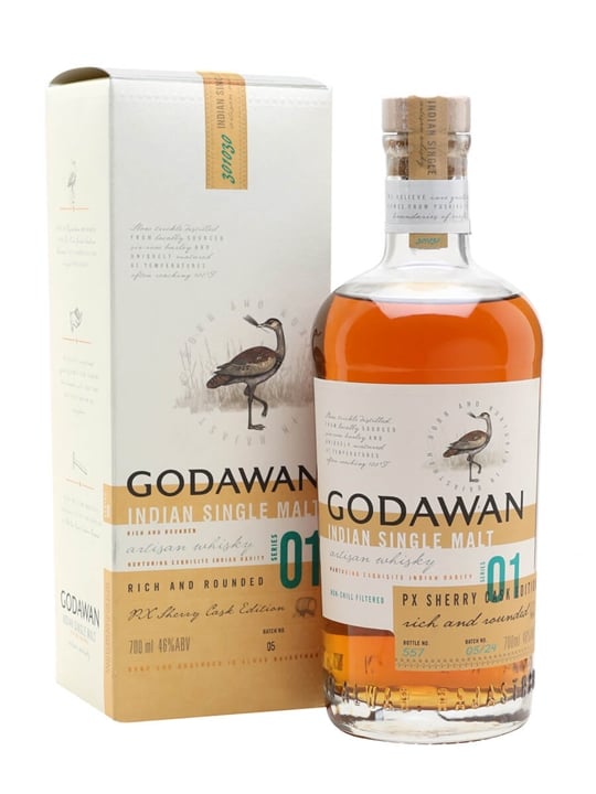 Godawan Series 01 Rich and Rounded / PX Sherry Cask Indian Whisky |