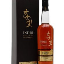 Indri Dru Ex Bourbon Cask Strength Single Malt Indian Whisky |