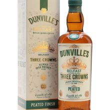 Dunville's Three Crowns Peated Whiskey Blended Irish Whiskey |