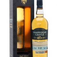 Knappogue Castle 12 Year Old Cask Strength Irish Single Malt Whiskey |