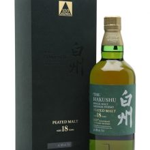 Hakushu 18 Year Old Peated Malt / 100th Anniversary Japanese Whisky |