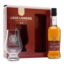 Loch Lomond 12 Year Old / Small Bottle / Glass Set Highland Whisky |