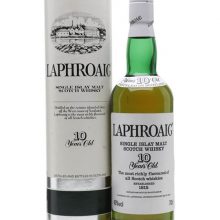 Laphroaig 10 Year Old / Bot.1990s / Pre Royal Warrant Islay Whisky |
