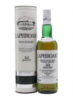 Laphroaig 10 Year Old / Bot.1990s / Pre Royal Warrant Islay Whisky |