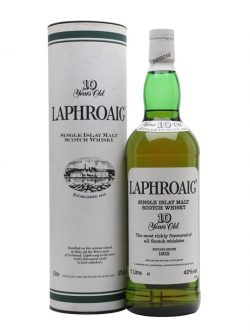 Laphroaig 10 Year Old / Bot.1990s / Pre Royal Warrant Islay Whisky |