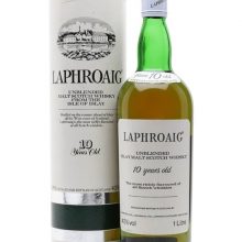 Laphroaig 10 Year Old / Bot.1980s / Litre Islay Whisky |